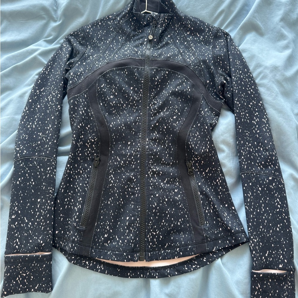 Lululemon Athletica Black and White Snow Jacket